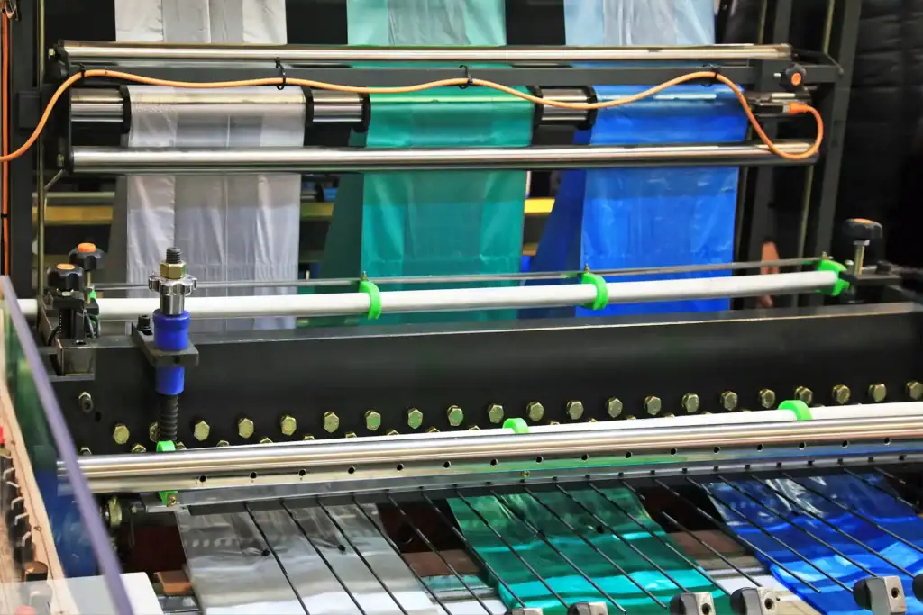 Fábrica de bolsas de plástico reciclado